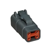 AEMPART AEM32 4K034A  SOKET DEUTSCH 4 LÜ İŞ MAKİNASI YM - KABLOSUZ - 1