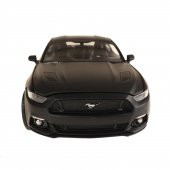 1:24 2015 FORD MUSTANG GT MAT SİYAH WEELY KLASİK MODEL ARAÇ - 1