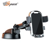 Space Torpido üstü 360 derece dönebilen 25,5 cm telefon tutacağı krom / SYTE200 - 1