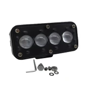 Space Space Offroad sis lambası 2 x4 x 9,5cm beyaz-sarı gündüz ledi kırmızı / LASS383 - 1