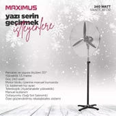 Maximus Titan 001 Sanayi Tipi Ayaklı Vantilatör - 2