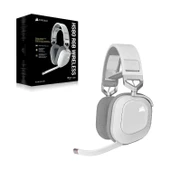 Corsair HS80 RGB Wireless CA-9011236-EU Beyaz Kablosuz Kulak Üstü Oyuncu Kulaklığı thumbnail 2