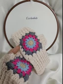 ÖRGÜ MOTİFLİ YARIM ELDİVEN - 3