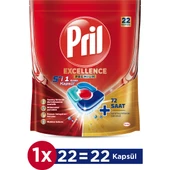 Pril Excellence Premium 5'i 1 Arada 22 Kapsül - 1