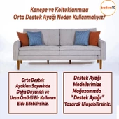 4'lü Set Ahşap 15 cm Mobilya Koltuk Kanepe Sehpa Masa Ayağı Ayakları M8 Civatalı Bağlantı Aparatlı - 5