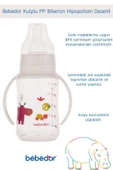 Bebedor Kulplu PP Biberon 6-18 Ay Hipopotam Desenli 150 ml 76302 - 2