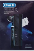 Oral-B Genius x Yapay Zeka Destekli Şarj Edilebilir Diş Fırçası Özel Seri Siyah + Seyahat K - 1