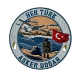 HER TÜRK ASKER DOĞAR PEÇ - Arma - TPU Patch thumbnail 1
