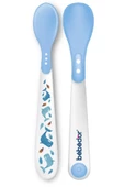 Bebedor Isıya Duyarlı Kaşık Seti 2'li 6 Ay Mavi 555 - 1