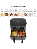 Karaca Air Pro Cook Duo Tandır Xxxl 4+4 Litre Airfryer Rosegold 8 Kişilik - 6