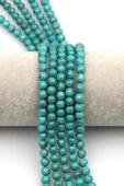 Orijinal Turkuaz  Doğaltaş Dizi 6 mm Küre Kesim thumbnail 1