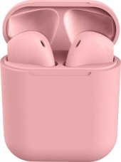 Inpods Tws 12 Dokunmatik Bluetooth Kulaklık V5.0 Pembe - 1