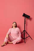 Büyük Beden Bambu İnterlok Rahat Kalıp Kadın Pijama Takımı 301752 - 3