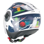 CGM 261S MINI SPACE ÇOCUK KASKI Lacivert-Beyaz YM thumbnail 3