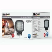 Led Kare Çalışma Lambası Ağır Hizmet 4.160 Lümen Spot 10/30V E-Belgeli 48W - 2