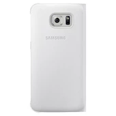 Galaxy S6 Edge ile Uyumlu Flip Wallet (Deri Görünümlü) Beyaz EF-WG925PWEGWW - 1