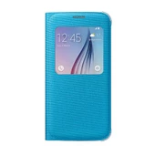 Galaxy S6 ile Uyumlu S View Cover (Tekstil) Mavi EF-CG920BLEGWW - 1