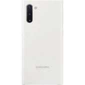 Galaxy Note 10 ile Uyumlu Silikon Kılıf Beyaz EF-PN970TWEGWW - 1