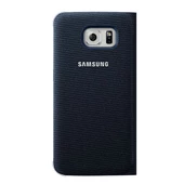 Galaxy S6 ile Uyumlu S View Cover (Tekstil) Siyah EF-CG920BBEGWW - 2