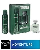 Parlement 50 Ml Adventure Erkek Parfüm + 150 Ml Deodorant Seti - 1