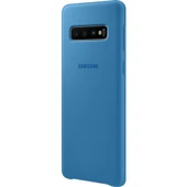 Galaxy S10 ile Uyumlu Kılıf Silicone Cover Mavi EF-PG973TLEGWW thumbnail 3