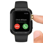 Spigen Apple Watch 3/2/1 ile Uyumlu Kılıf Rugged Armor (42mm) Smooth Black - 8