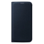 Galaxy S6 ile Uyumlu Flip Wallet (Tekstil) Siyah EF-WG920BBEGWW - 1