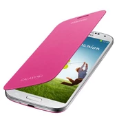 Galaxy S4 i9500 ile Uyumlu Flip Cover Kılıf Pembe EF-FI950BPEGWW - 1