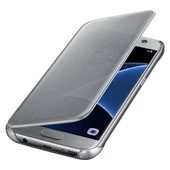 Galaxy S7 ile Uyumlu Clear View Cover Kılıf Gümüş EF-ZG930CSEGWW thumbnail 3