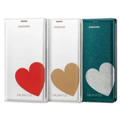 Galaxy S5 ile Uyumlu Moschino Flip Wallet Kılıf Kırmızı Kalp EF-WG900RREGWW - 3