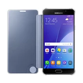 Galaxy A7 (2016) A710F ile Uyumlu Clear View Cover Siyah EF-ZA710CBEGWW - 3