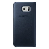 Galaxy S6 ile Uyumlu Flip Wallet (Deri Görünümlü) Siyah EF-WG920PBEGWW - 3