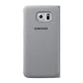 Galaxy S6 ile Uyumlu S View Cover (Tekstil) Gri EF-CG920BSEGWW - 2