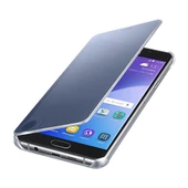 Galaxy A7 (2016) A710F ile Uyumlu Clear View Cover Siyah EF-ZA710CBEGWW - 1