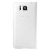 Galaxy Alpha G850 ile Uyumlu S View Cover Kılıf Beyaz EF-CG850BWEGWW thumbnail 2