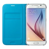 Galaxy S6 ile Uyumlu Flip Wallet (Tekstil) Açık Mavi EF-WG920BLEGWW - 4