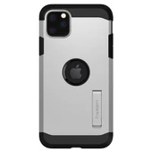 Spigen iPhone 11 Pro Max ile Uyumlu Kılıf Tough Armor Satin Silver - 2