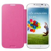 Galaxy S4 i9500 ile Uyumlu Flip Cover Kılıf Pembe EF-FI950BPEGWW - 2