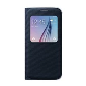 Galaxy S6 ile Uyumlu S View Cover (Tekstil) Siyah EF-CG920BBEGWW - 1