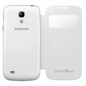 Galaxy S4 Mini i9190 ile Uyumlu S View Cover Kılıf Beyaz EF-CI919BWEGWW - 2
