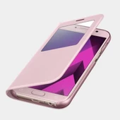 Galaxy A5(2017) ile Uyumlu S View Cover Pembe EF-CA520PPEGWW - 5