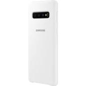Galaxy S10 ile Uyumlu Kılıf Silicone Cover Beyaz EF-PG973TWEGWW - 3