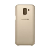 Galaxy J6 2018 ile Uyumlu Wallet Cover Kılıf Altın EF-WJ600CFEGWW - 2