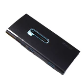 Nillkin Lumia 920 ile Uyumlu Parlak Sert Kauçuk Kılıf Siyah thumbnail 1