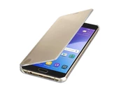Galaxy A5 (2016) A510F ile Uyumlu Clear View Cover Altın EF-ZA510CFEGWW - 3