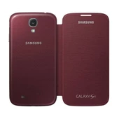 Galaxy S4 ile Uyumlu Flip Cover Kılıf Kırmızı EF-FI950BREGWW (Out) thumbnail 1