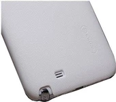 Nillkin N7100 Galaxy Note 2 ile Uyumlu Sert Kauçuk Kılıf Beyaz thumbnail 1