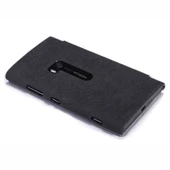 Nillkin Lumia 920 ile Uyumlu Ağaç Desenli Deri Kılıf Siyah Renk - 3