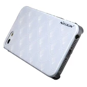 Nillkin iPhone SE/5S/5 ile Uyumlu Sert Kauçuk Kılıf (3D Shadow) Beyaz İnci Rengi thumbnail 3