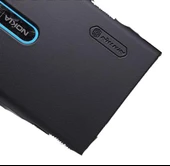 Nillkin Lumia 920 ile Uyumlu Sert Kauçuk Kılıf Siyah - 1